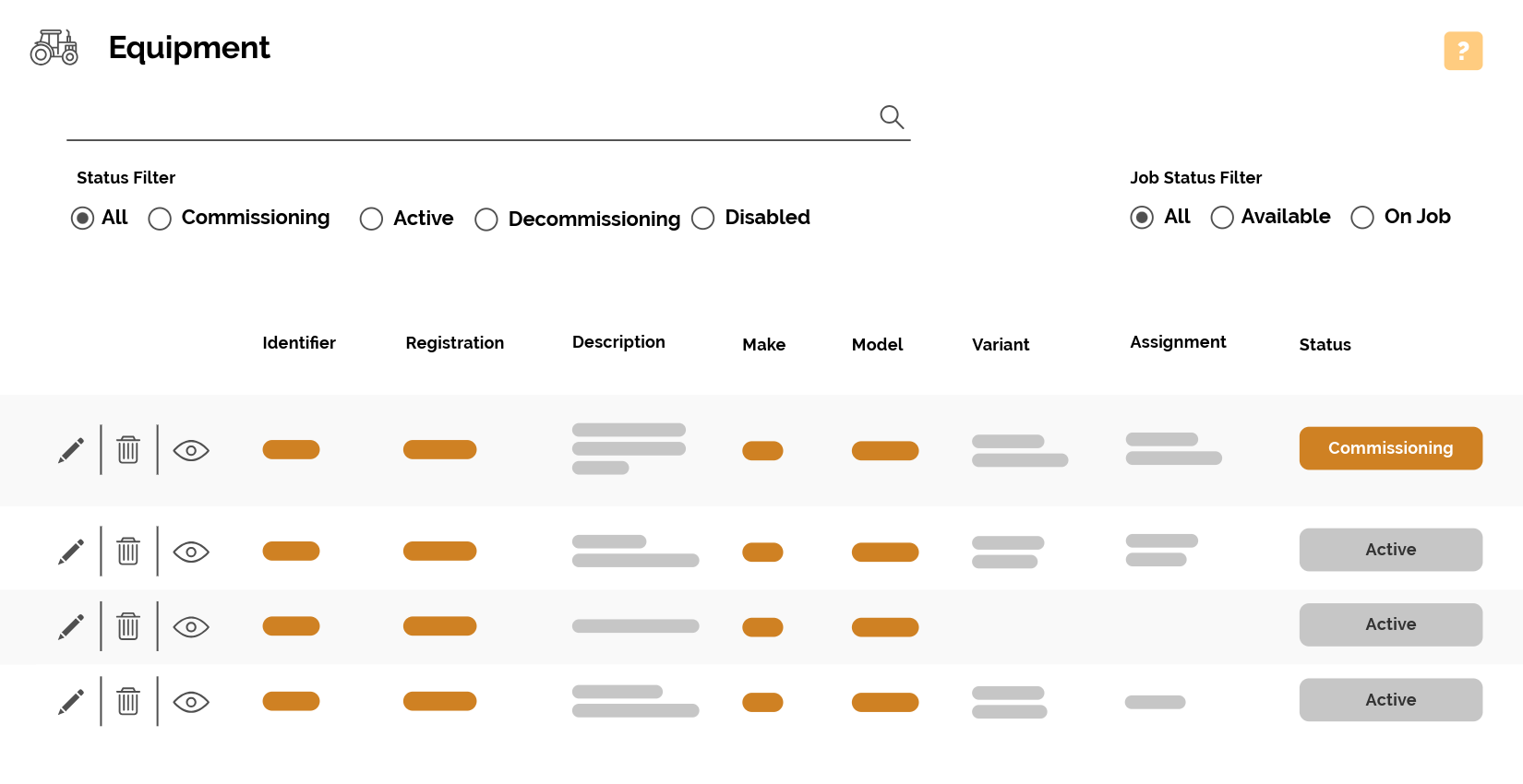 Everything you know about your gear — in one place.